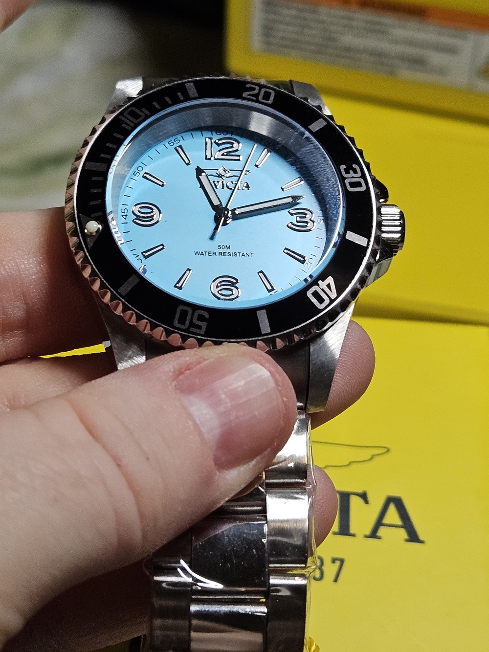Invicta Specialty Rowan Stainless Steel with Turquoise Dial - Picture 8 of 16